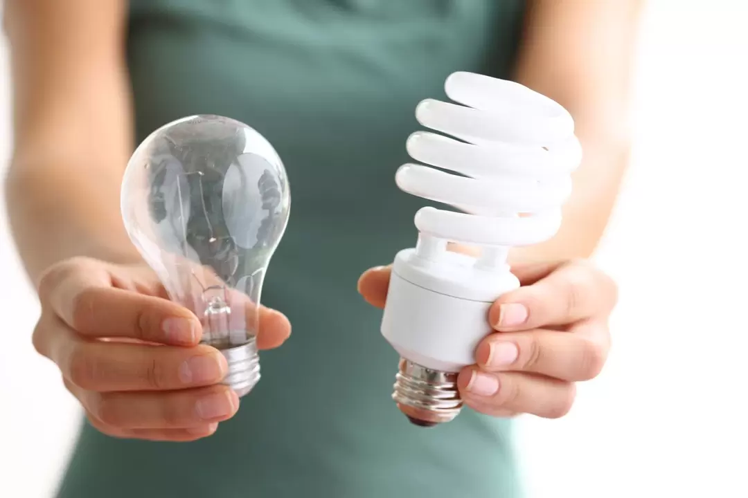 Steigen Sie auf LED-Lampen um, um Energie zu sparen